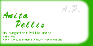 anita pellis business card